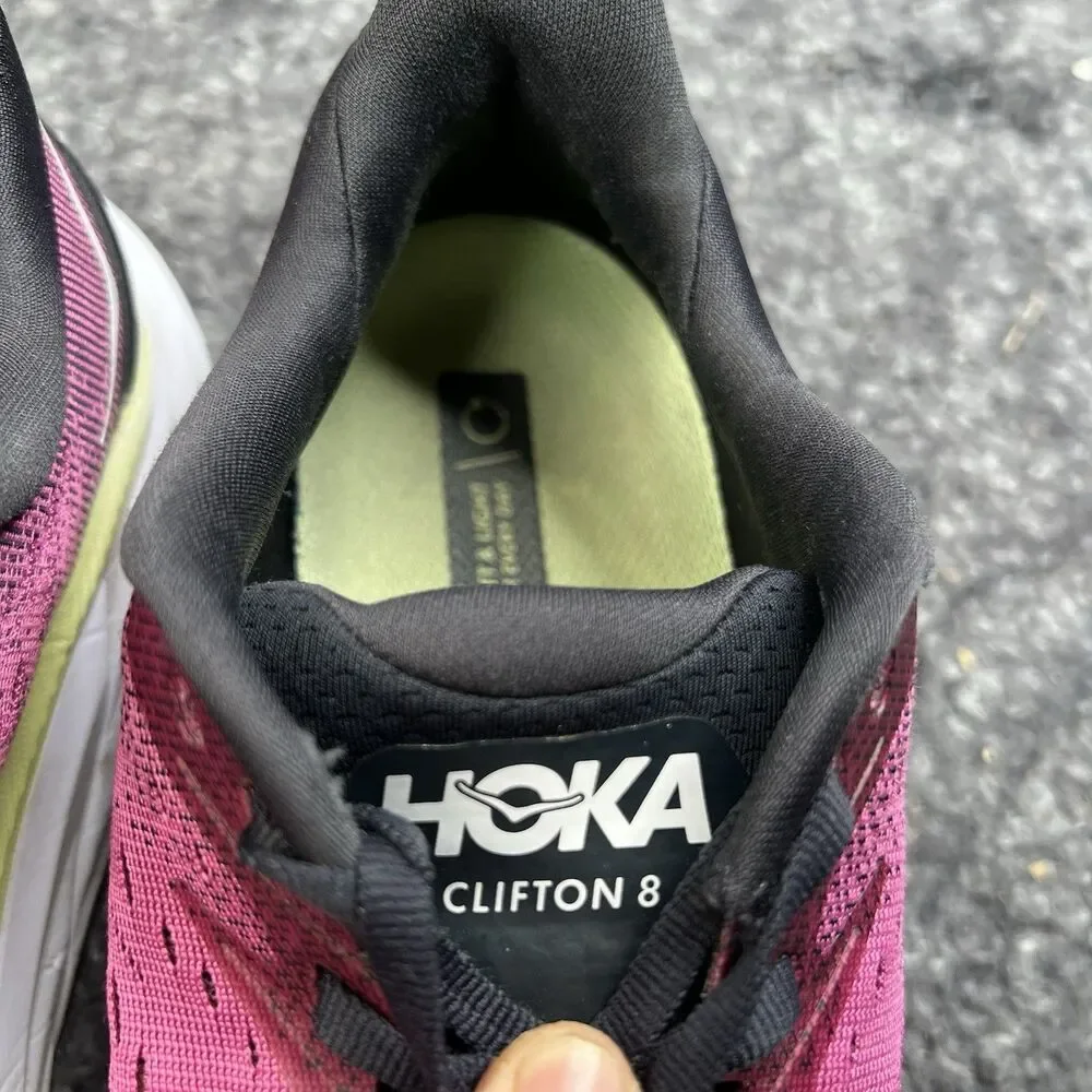 HOKA Clifton 8 Women’s Size 10B Pink Lightweight Running Shoes
